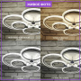 Потолочные люстры — Потолочная люстра Seven Fires Rayana SF7091/7C-WT-RGB купить в  Потолочные люстры — Потолочная люстра Seven Fires Rayana SF7091/7C-WT-RGB купить в