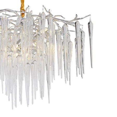 Люстры подвесные — Подвесная люстра Lumien Hall Emelin LH3066/10P-SL-CL купить в 