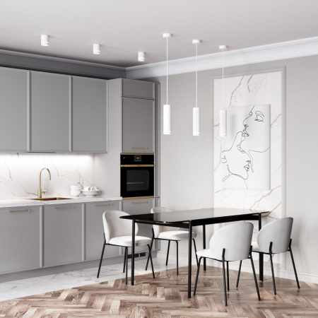 Накладные точечные светильники — Накладной светильник Elektrostandard DLR021 9W 3000K белый матовый купить в 