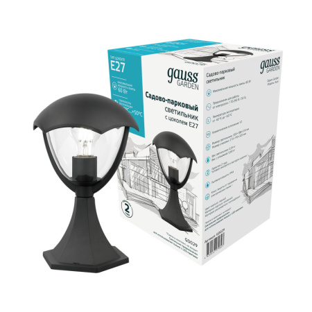 Низкие уличные фонари — Садово-парковый светильник Gauss GD029 купить в 