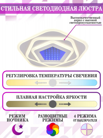 Люстры накладные — Накладная люстра Natali Kovaltseva HIGH-TECH LED LAMPS 82034 купить в  Люстры накладные — Накладная люстра Natali Kovaltseva HIGH-TECH LED LAMPS 82034 купить в