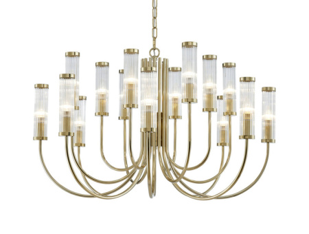 Люстры подвесные — Подвесная люстра Newport 4558+4+4/C gold купить в 