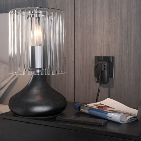 Розетки — Розетка Elektrostandard 76100/00 Черный матовый купить в 