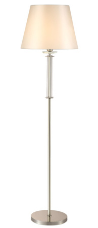 Торшеры и напольные светильники — Торшер Crystal Lux NICOLAS PT1 NICKEL/WHITE купить в  Торшеры и напольные светильники — Торшер Crystal Lux NICOLAS PT1 NICKEL/WHITE купить в