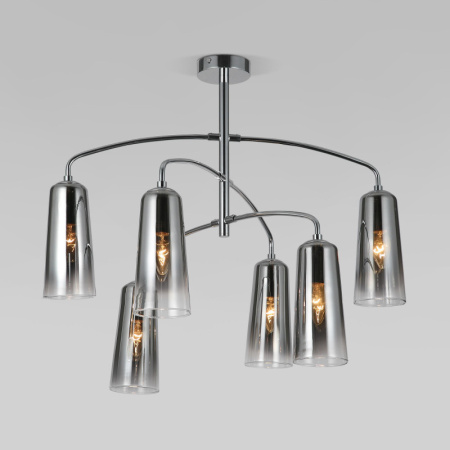 Люстры на штанге — Люстра на штанге Eurosvet 70137/6 хром купить в 