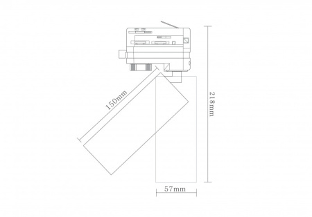 Трековые светильники — Светильник на шине Donolux DL18895R10W1W Track купить в 