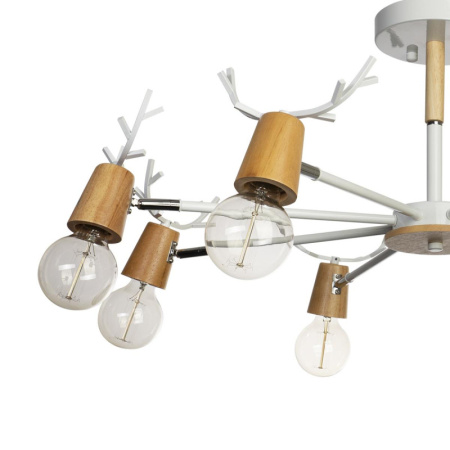 Люстры на штанге — Люстра на штанге LOFT IT 10024/8 White купить в 