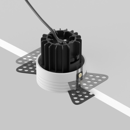 Встраиваемые точечные светильники — Встраиваемый светильник Maytoni Technical DL058-7W3K-TRS-B купить в 