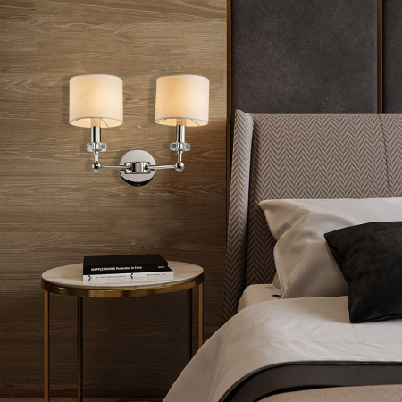 Потолочные светильники — Бра Lumien Hall Саленто LH1049/2W-NK-WT купить в 