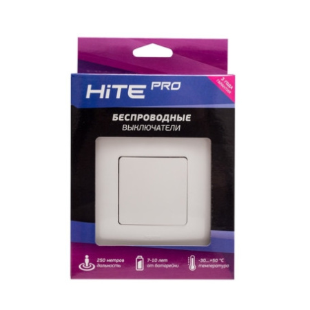 Выключатели — Выключатель HiTE PRO HP-LE-1-white купить в 