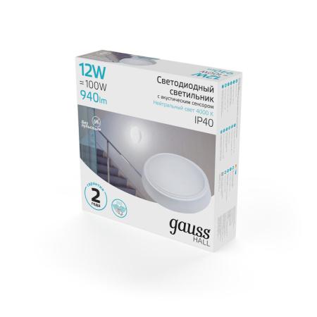 Офисные светильники — Офисный светильник Gauss 193411212-OAS купить в  Офисные светильники — Офисный светильник Gauss 193411212-OAS купить в