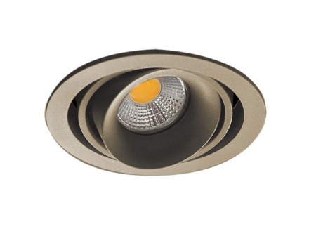 Встраиваемые точечные светильники — Встраиваемый светильник Donolux DL18615/01WW-R Champagne/Black купить в 