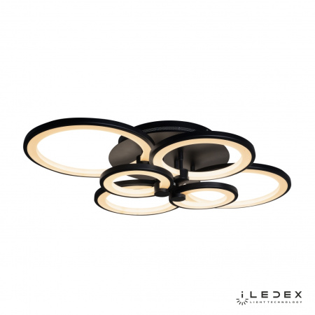 Свет для дома — Потолочная люстра iLedex Ring A001/6 BK купить в  Свет для дома — Потолочная люстра iLedex Ring A001/6 BK купить в