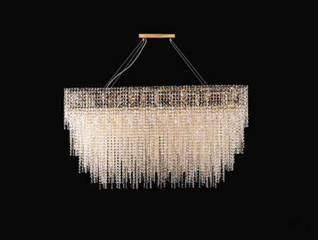 Люстры каскадные — Каскадная люстра Newport 10928/C gold купить в 