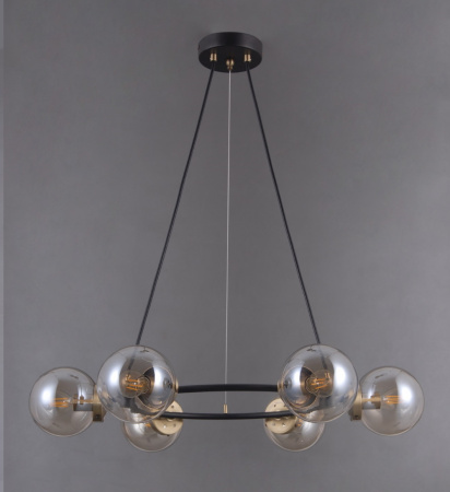 Люстры подвесные — 42517/6 черный купить в  Люстры подвесные — 42517/6 черный купить в