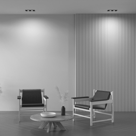 Встраиваемые точечные светильники — Встраиваемый светильник Maytoni Technical DL008-2-02-B купить в 