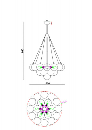 Люстры на штанге — Люстра на штанге Freya FR5231PL-06BS купить в 