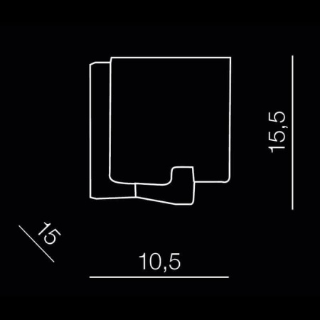 Потолочные светильники — Бра Azzardo Cross 1 AZ0084 купить в 
