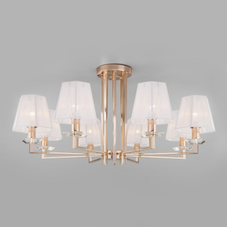 Люстры на штанге — Люстра на штанге Eurosvet 60114/8 золото купить в 