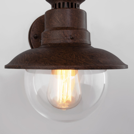 Уличные настенные светильники — Светильник настенный Elektrostandard Talli D брауни купить в 