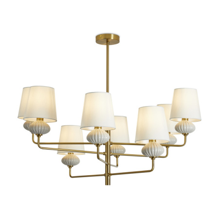 Люстры на штанге — Люстра на штанге Freya FR2029PL-08BS купить в 