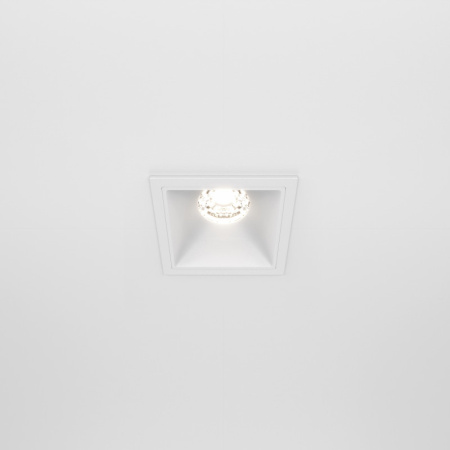 Встраиваемые точечные светильники — Встраиваемый светильник Maytoni Technical DL043-01-10W4K-SQ-W купить в 