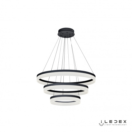 Подвесные светильники — Подвесная люстра iLedex Around D0301-3 (200x400x600) BK купить в  Подвесные светильники — Подвесная люстра iLedex Around D0301-3 (200x400x600) BK купить в