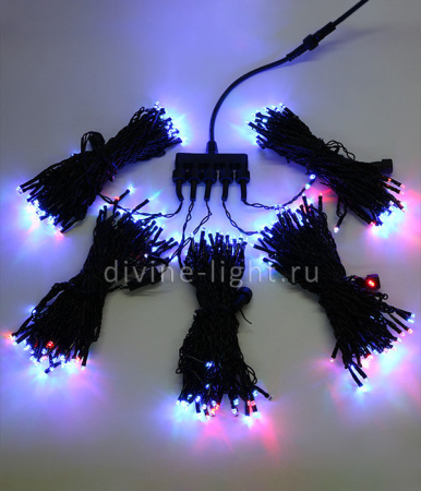 Светодиодные гирлянды — Светодиодная гирлянда Laitcom KFT600-10-1RGBBK купить в 