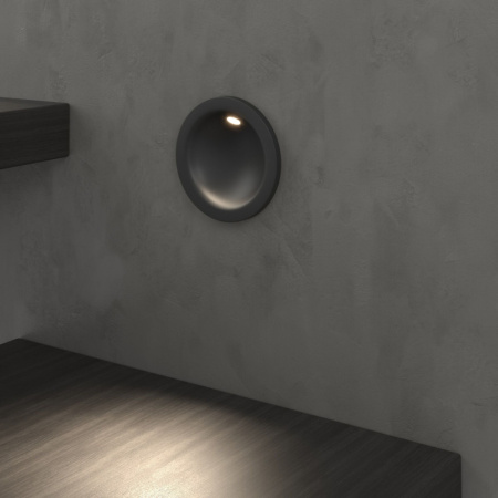 Светильники для стен и ступеней — Светильник для ступеней Elektrostandard MRL LED 1118 Чёрный купить в 