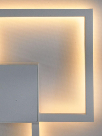 Настенные бра — Настенный светодиодный светильник Elvan GW-46220/2SQ-20W-WW-Wh купить в  Настенные бра — Настенный светодиодный светильник Elvan GW-46220/2SQ-20W-WW-Wh купить в