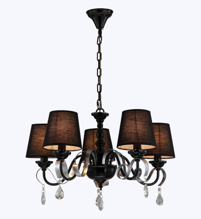 Люстры подвесные — 4710/5 черный купить в 