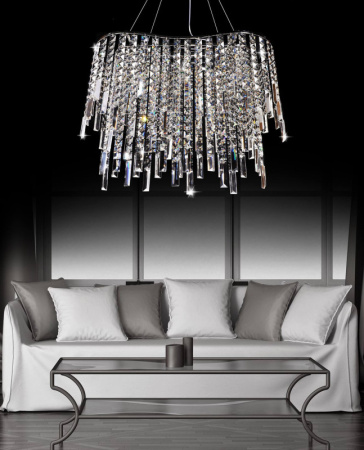 Люстры каскадные — Каскадная люстра Lumina Deco LDP 2159-600 CHR купить в 