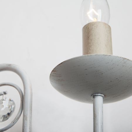 Настенные бра — Бра Eurosvet 60018/2 белый с золотом купить в 