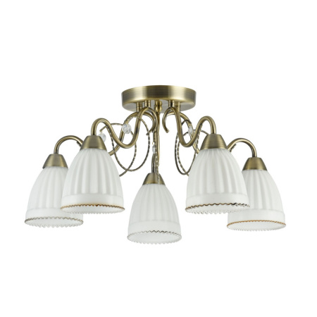 Люстры накладные — Накладная люстра Freya FR2757-PL-05-BZ купить в 