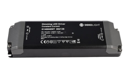 Блоки питания для светодиодной ленты — Драйвер Deko-Light D140040NT 14-28V 40W IP20 1,4A 862138 купить в  Блоки питания для светодиодной ленты — Драйвер Deko-Light D140040NT 14-28V 40W IP20 1,4A 862138 купить в