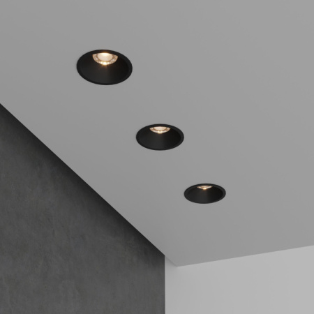 Встраиваемые точечные светильники — Встраиваемый светильник Elektrostandard 15266/LED 7W 3000K BK черный купить в  Встраиваемые точечные светильники — Встраиваемый светильник Elektrostandard 15266/LED 7W 3000K BK черный купить в