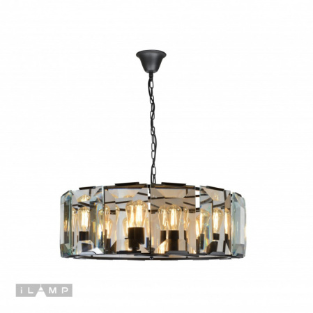 Люстры подвесные — Подвесная люстра iLamp 6108-780 BK купить в 