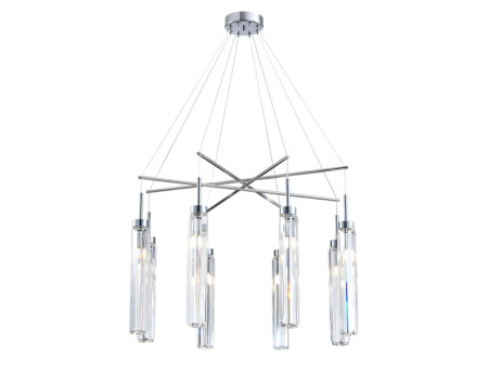 Люстры подвесные — Подвесная люстра Newport 4524+4/S chrome купить в 