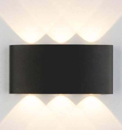 Настенные бра — Настенный светодиодный светильник IMEX Cross IL.0014.0001-6 BK купить в 