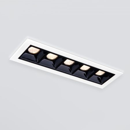 Встраиваемые точечные светильники — Встраиваемый светильник Elektrostandard 9921 LED 10W 4200K белый/черный купить в  Встраиваемые точечные светильники — Встраиваемый светильник Elektrostandard 9921 LED 10W 4200K белый/черный купить в