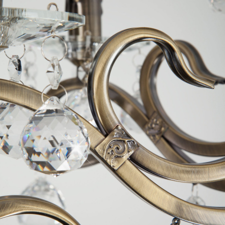 Люстры на штанге — Люстра на штанге Eurosvet 12505/6 античная бронза Strotskis купить в 