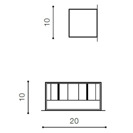 Настенные бра — Настенный светильник Azzardo Gambino 2 AZ1882 купить в 