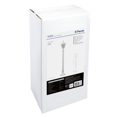 Средние уличные фонари — Садово-парковый светильник Feron 11033 купить в 