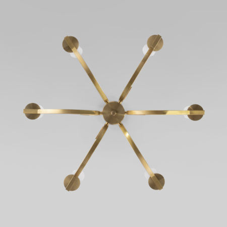 Люстры на штанге — Люстра на штанге Eurosvet 60141/6 латунь купить в  Люстры на штанге — Люстра на штанге Eurosvet 60141/6 латунь купить в