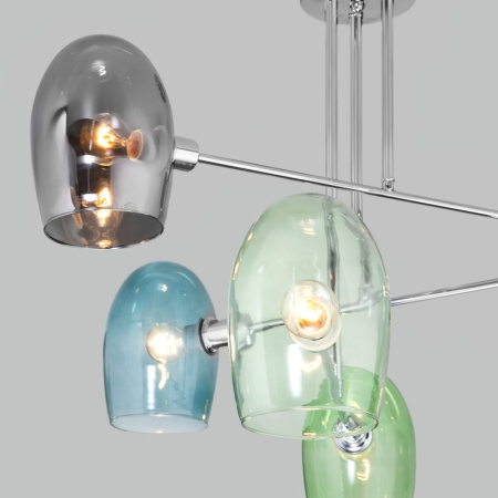 Люстры на штанге — Люстра на штанге Eurosvet 70141/6 хром купить в 