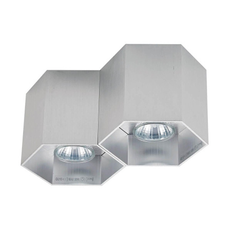Накладные светильники — Потолочный светильник Zumaline Polygon cl2 20036-AL купить в  Накладные светильники — Потолочный светильник Zumaline Polygon cl2 20036-AL купить в
