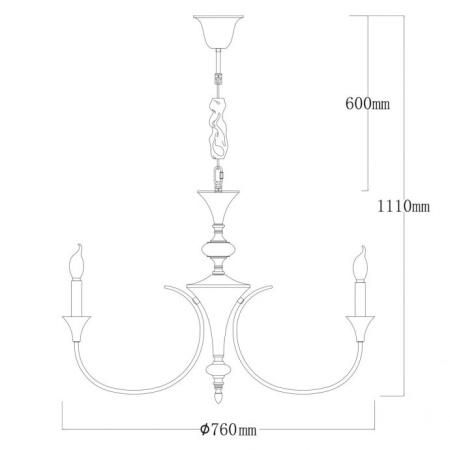 Люстры подвесные — Подвесная люстра MW-Light 614013208 купить в 