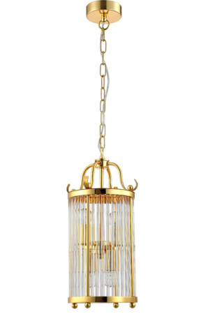 Подвесные светильники — Подвесной светильник Crystal Lux TADEO SP4 D200 GOLD/TRANSPARENTE купить в 