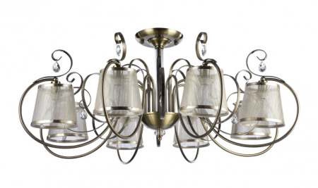 Люстры на штанге — Люстра на штанге Freya FR2020-CL-08-BZ купить в 