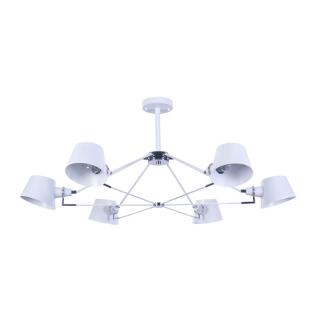 Люстры на штанге — Люстра на штанге Freya FR5038-CL-06-W купить в 